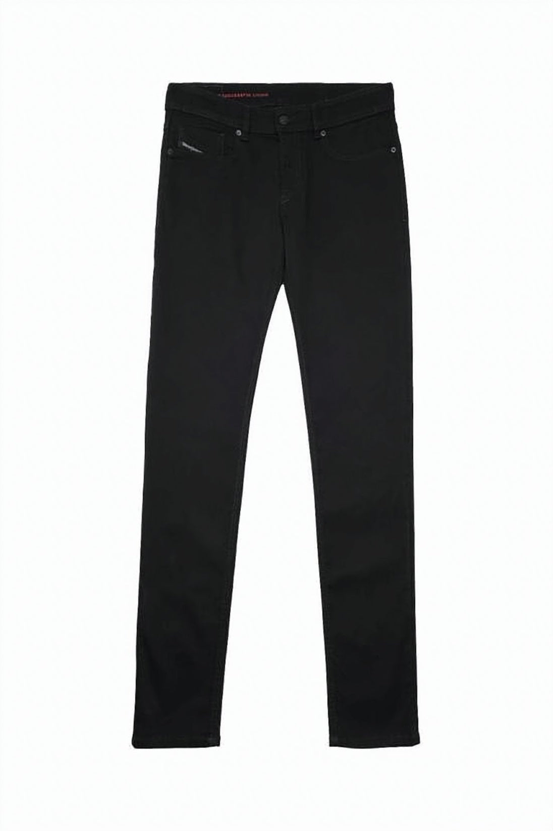 Slim-Fit Black Denim Pants
