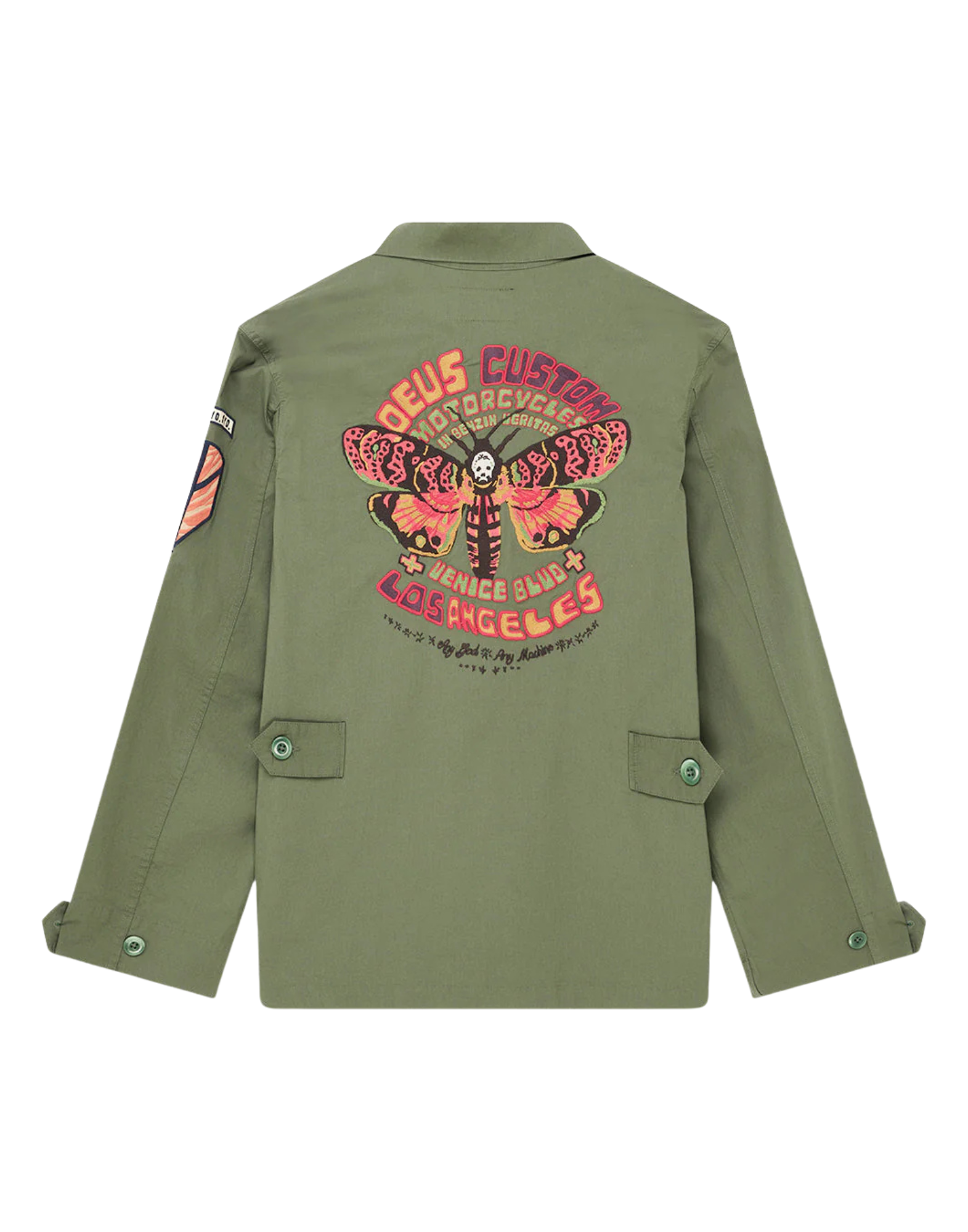 Pine Green Power Overshirt