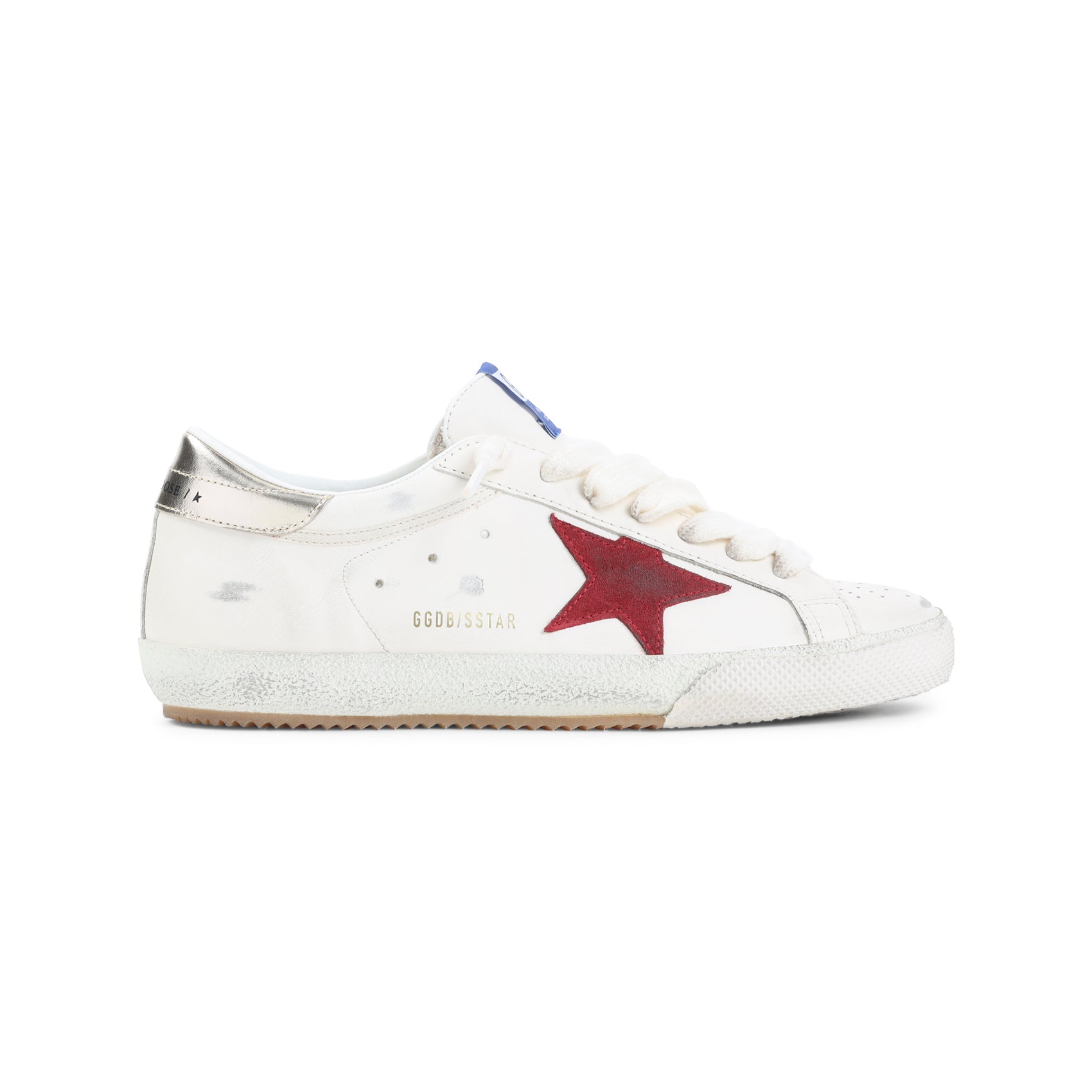 Low-Top Sneakers with Bold Red Star