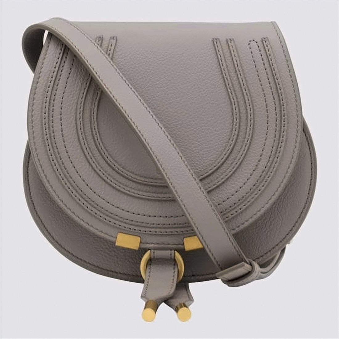 Textured Leather Crossbody Bag