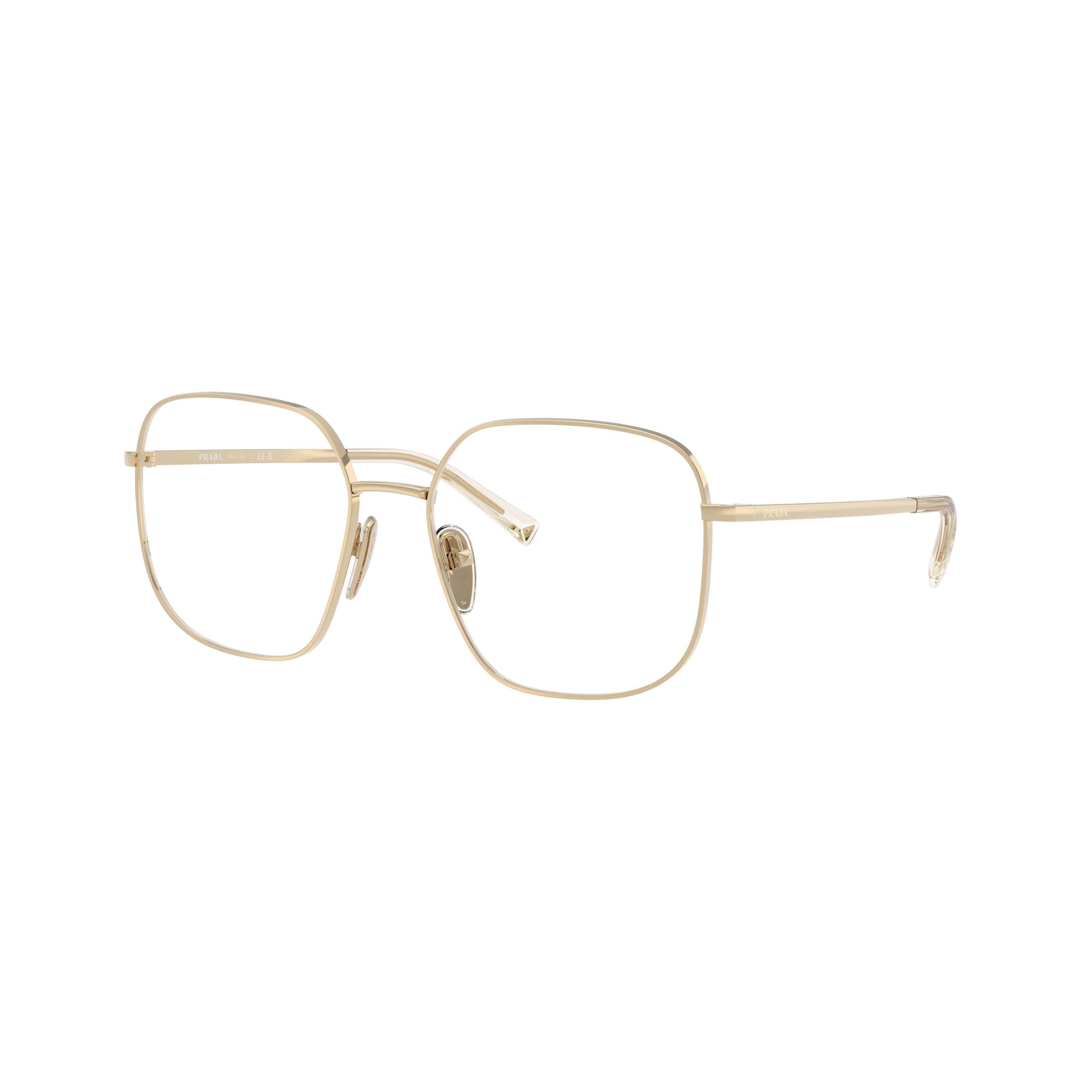 0pr A59v Square Metal Frame Eyeglasses