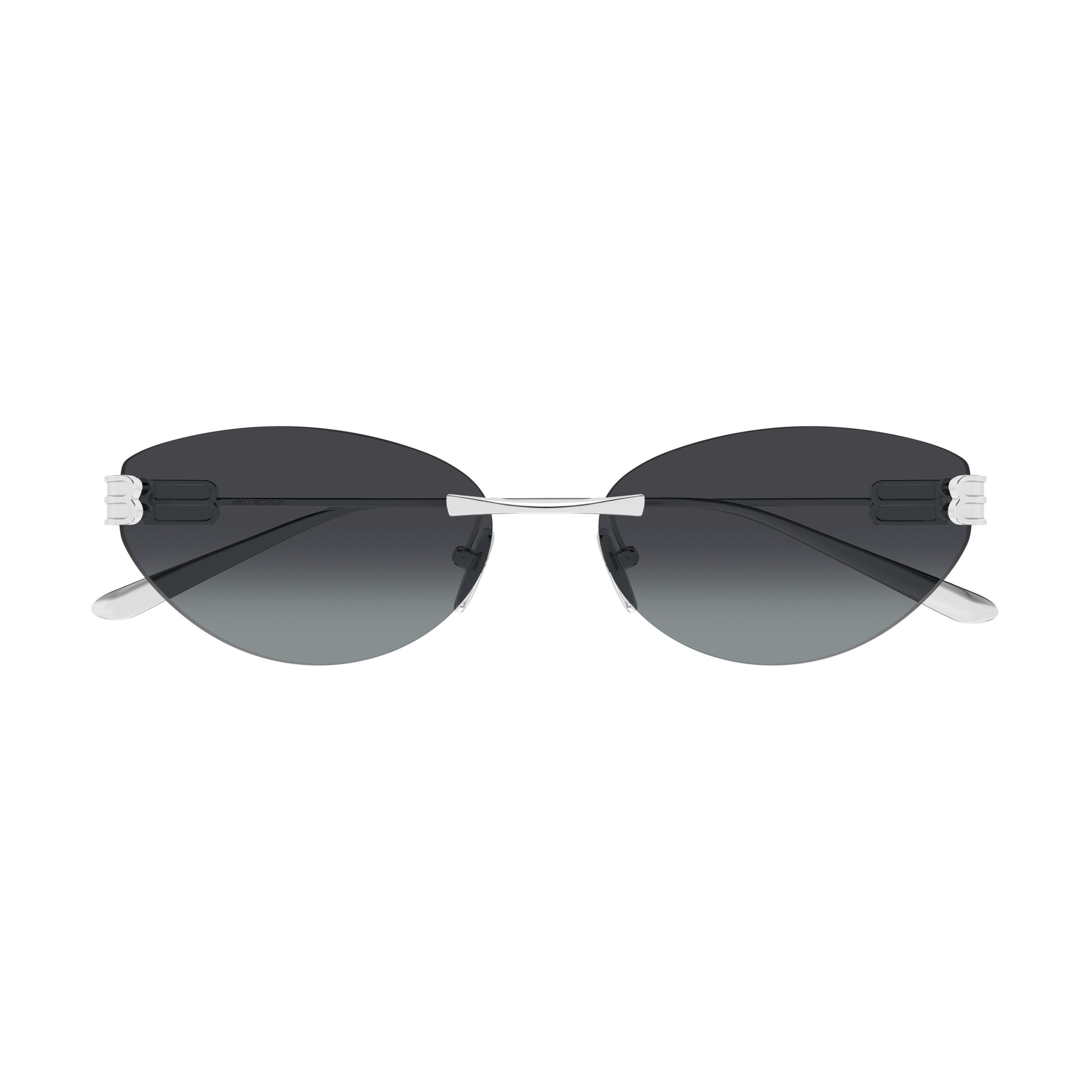Rimless Sunglasses With Double-Bar Temples And Gradient Lenses