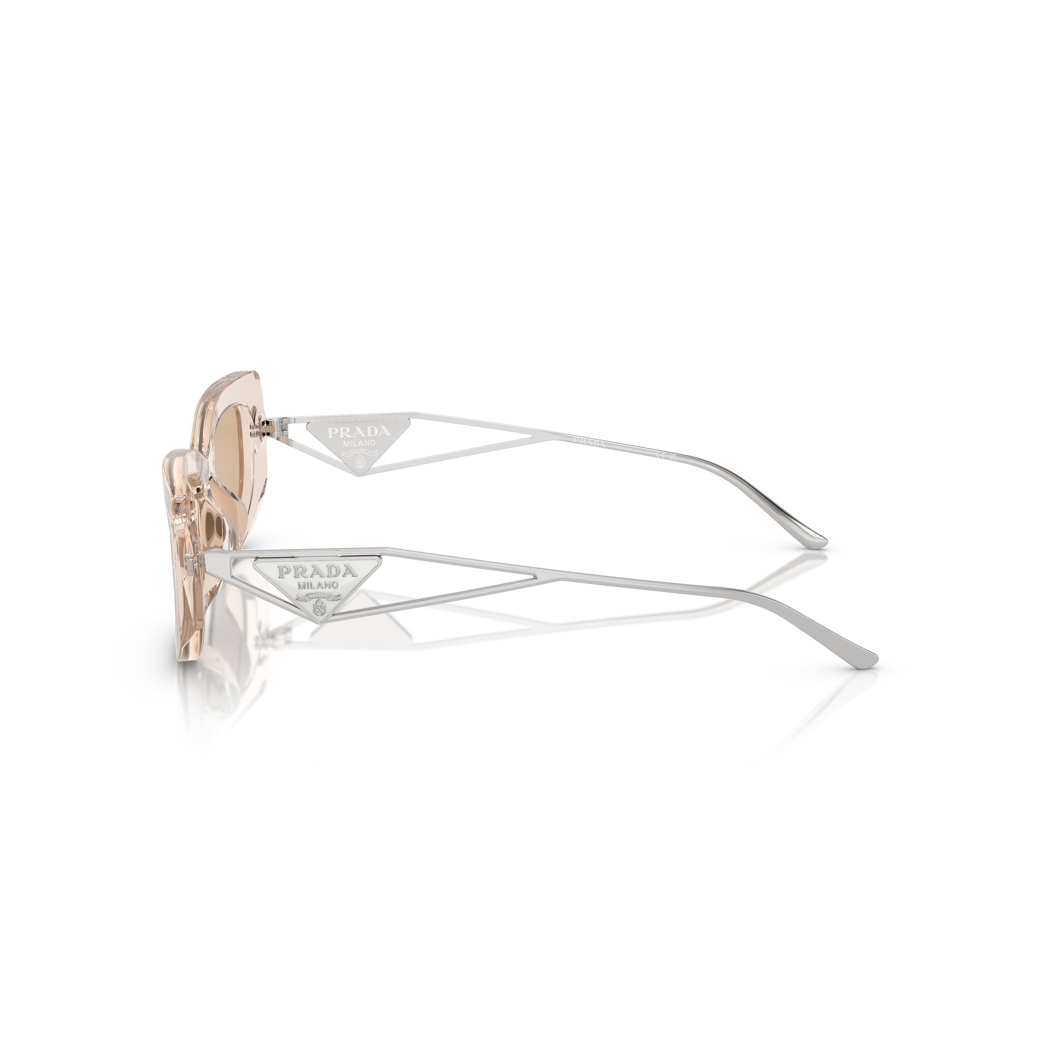 0pr 14ys Translucent Acetate Rectangular Sunglasses