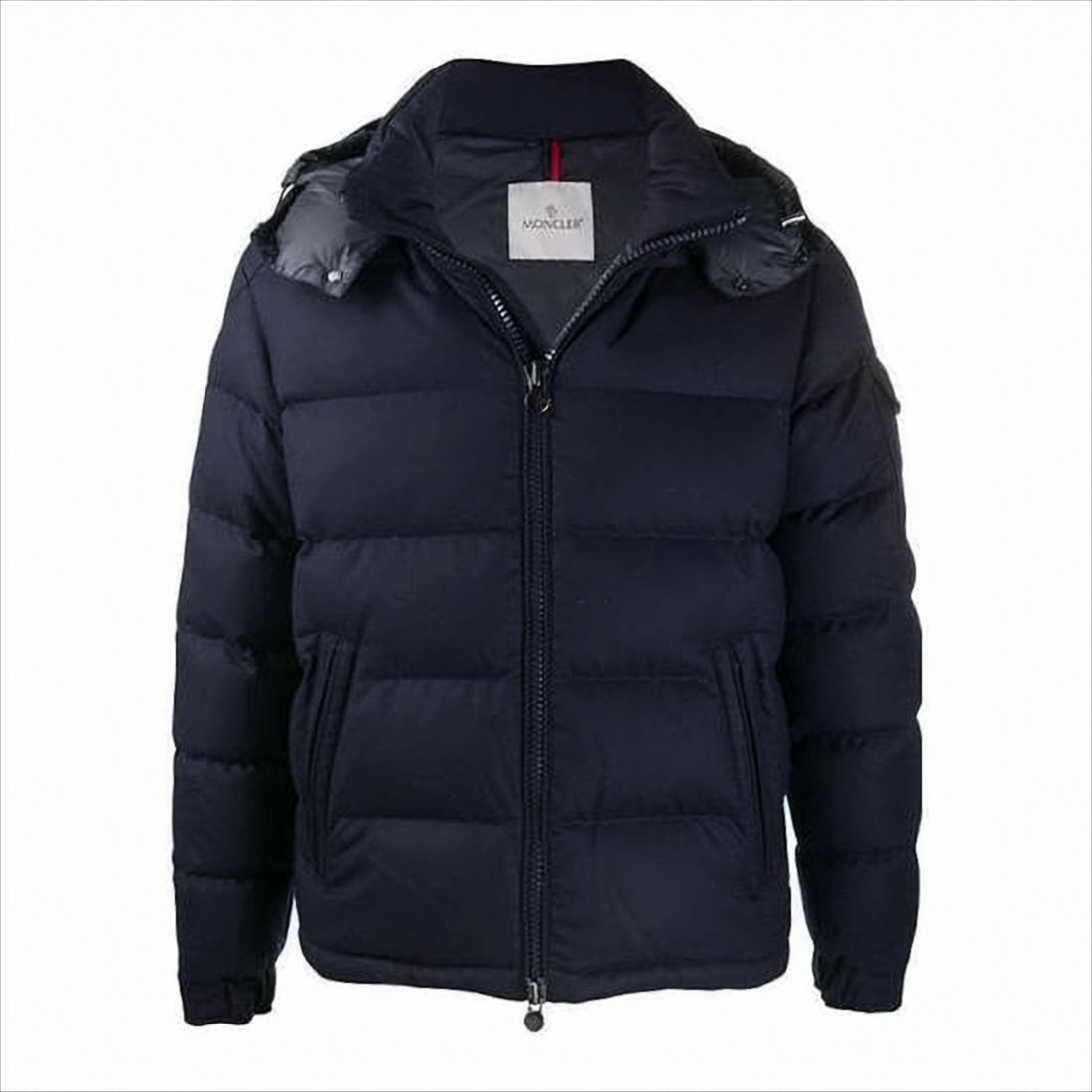 Quilted Blue Down Jacket