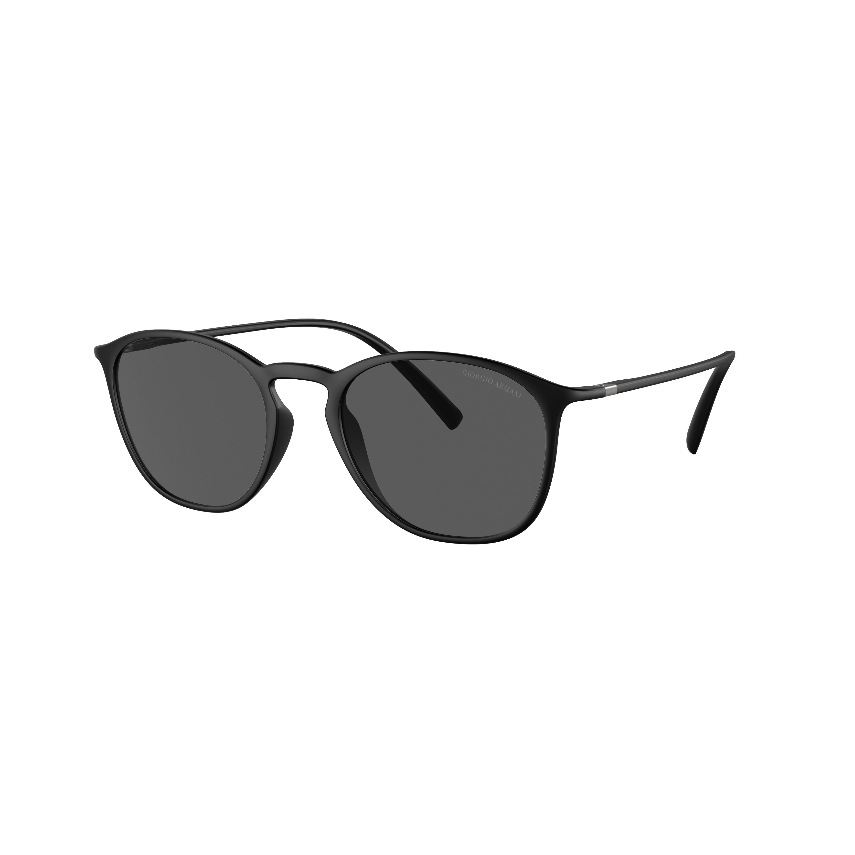 0ar8186u Rounded Frame Nylon Sunglasses with Thin Temples