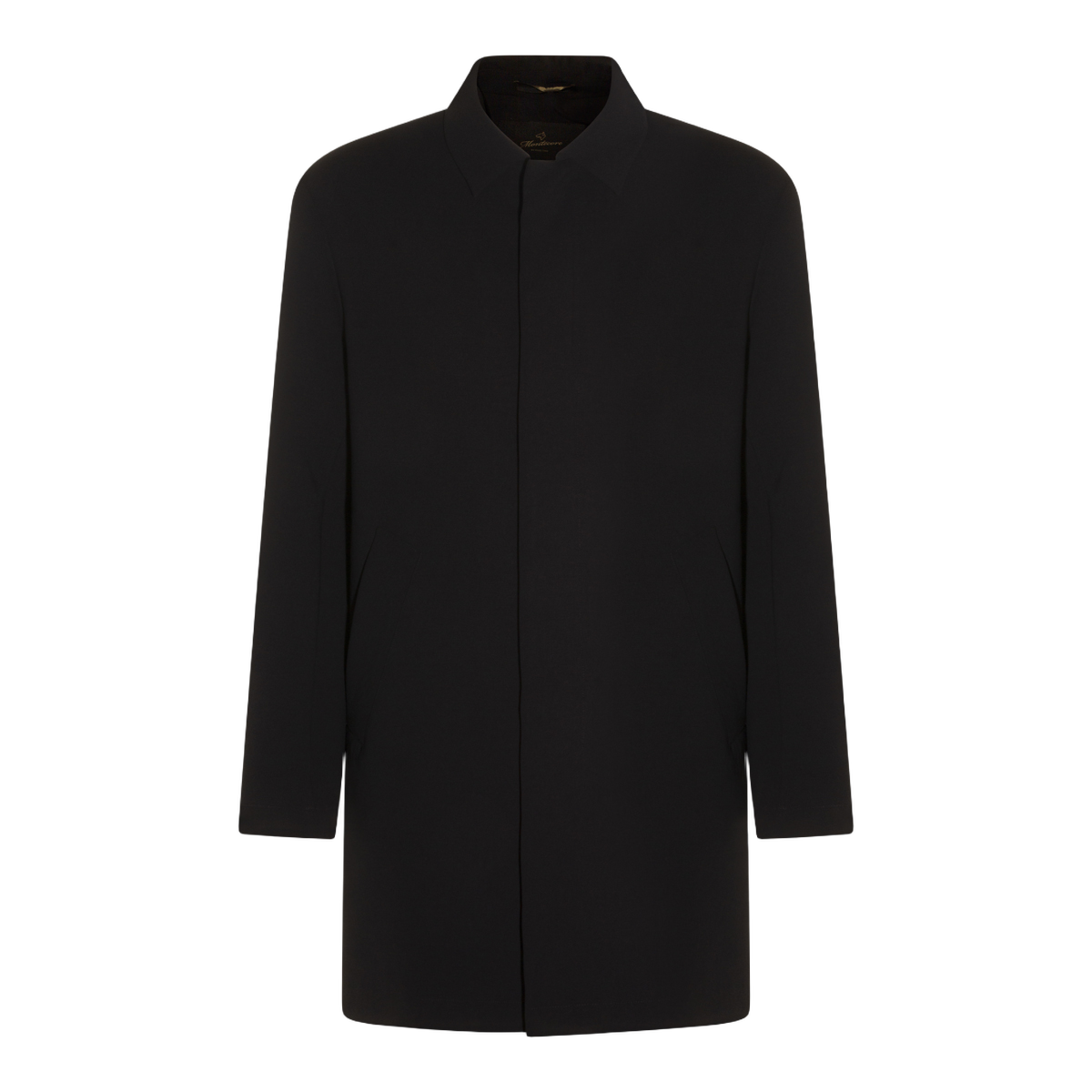 Black Coat With High Collar