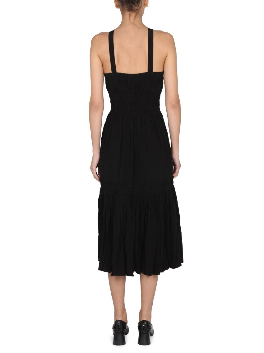 Halter Neck Midi Dress