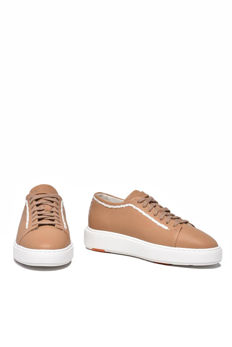 Hammered Sneakers - Beige