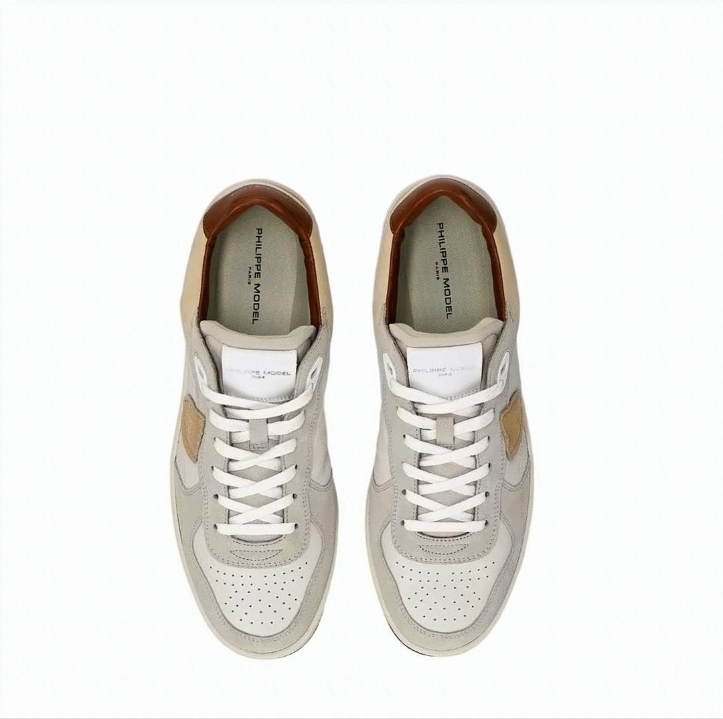 Pgal Leather Suede Sneakers