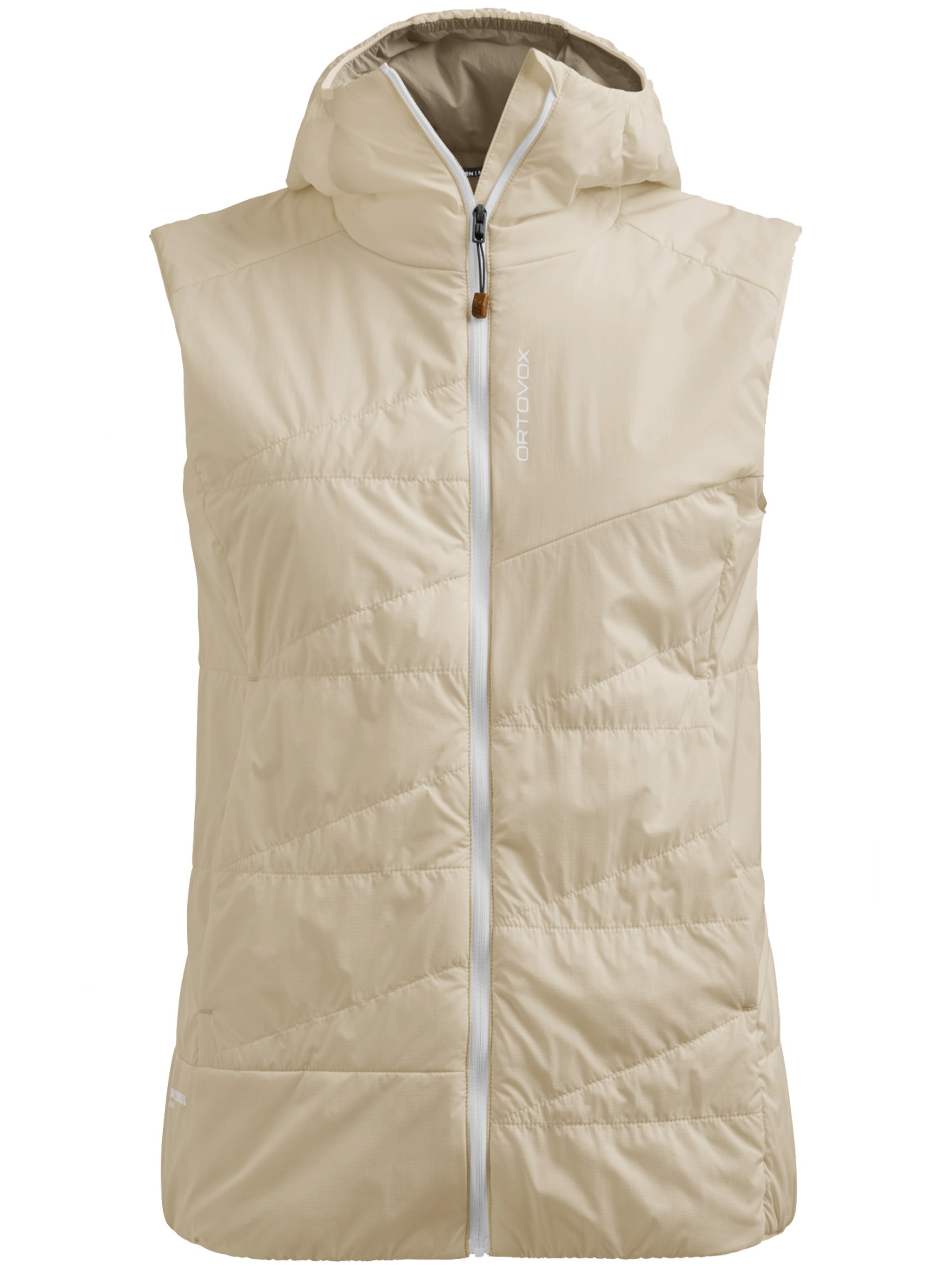 Beige Swisswool Piz Duan Quilted Padded Vest