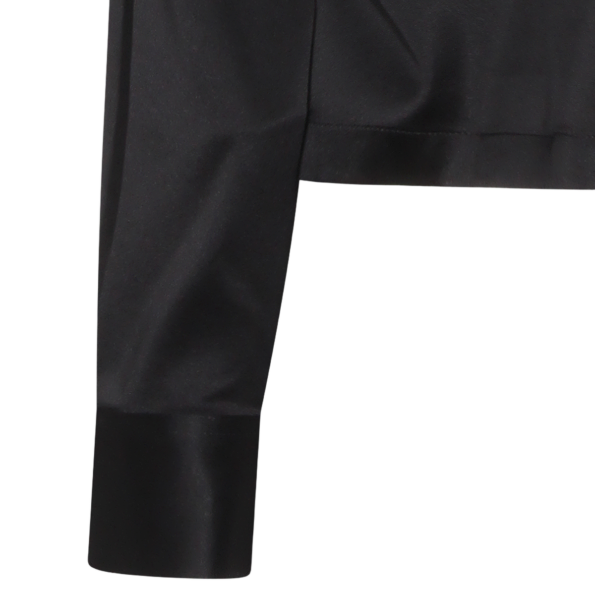Long-Sleeved Black Blouse