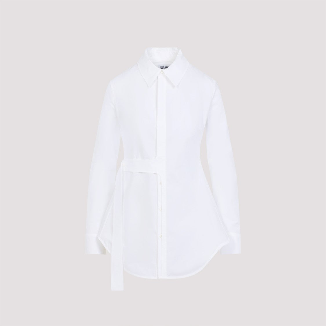 Tailored Wrap Shirt With Silhouette