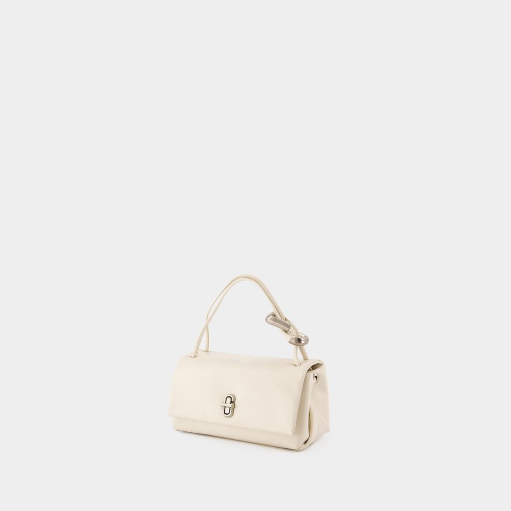 The Lil Link Purse - Leather - White