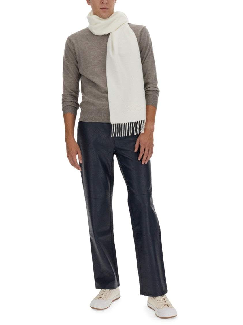 Logo-Embellished Virgin Wool Jersey With Classic Crew Neck