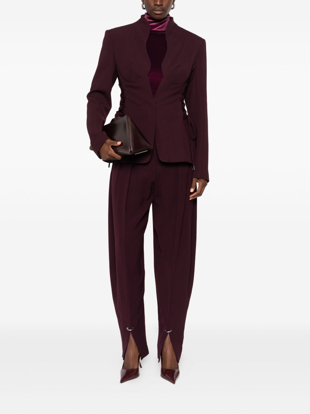 Pleated Front Trousers