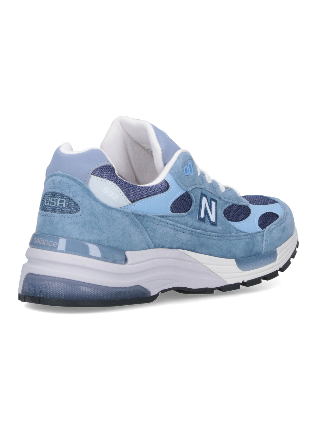 Suede Sneakers With Rounded Toe