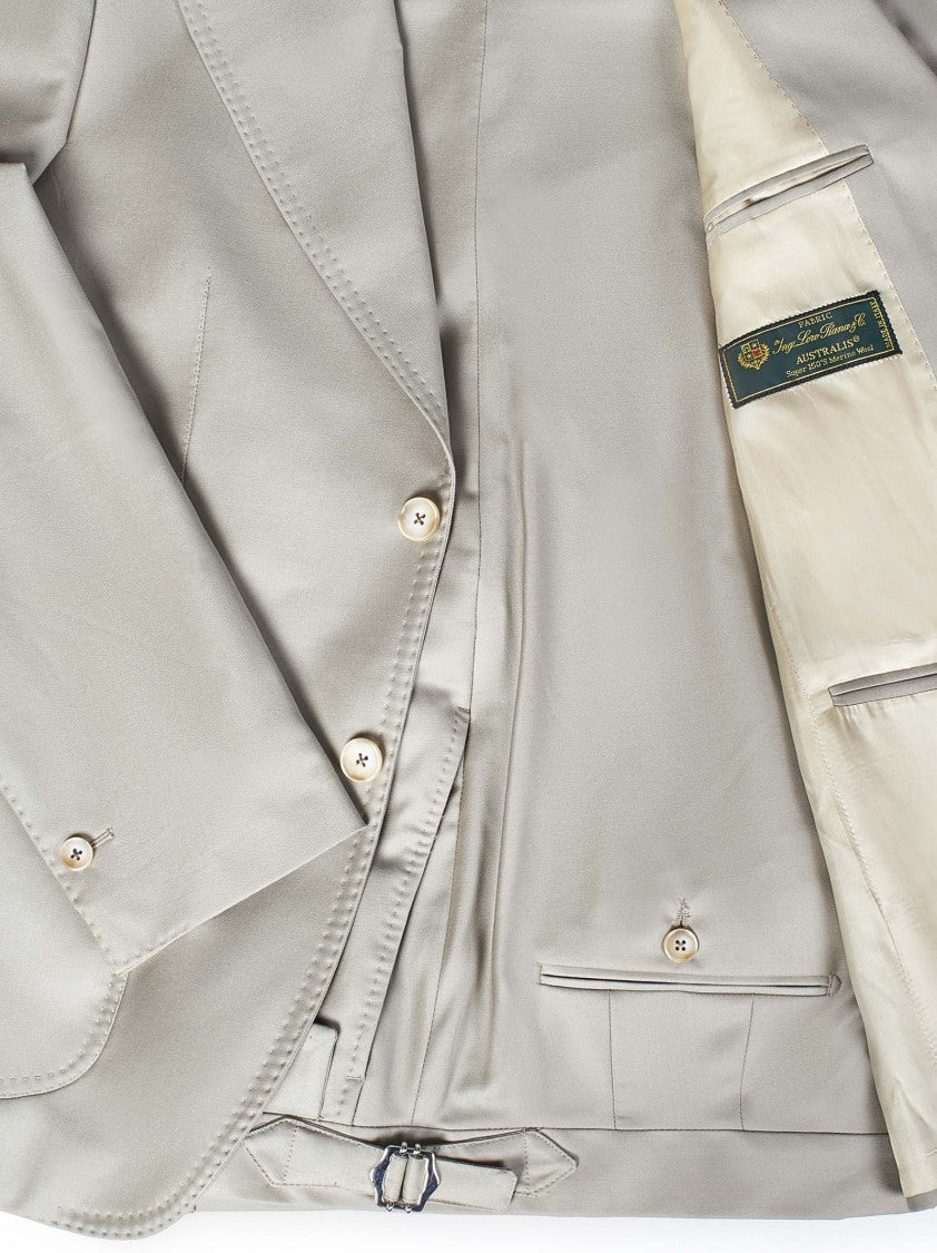 Tailored Two-Piece Suit In Merino Wool