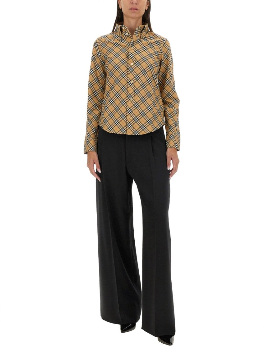 Slim-Fit Cotton Check Shirt