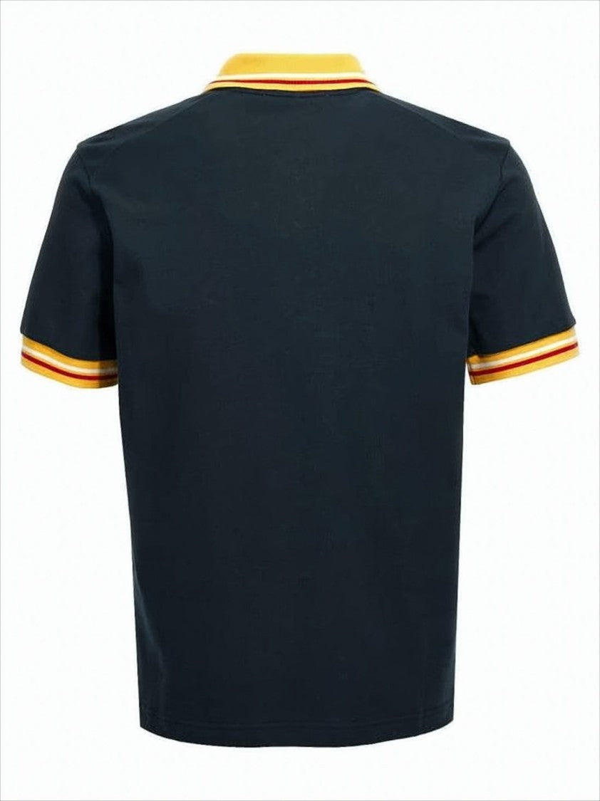 Classic Short-Sleeve Polo Shirt With Contrasting Collar