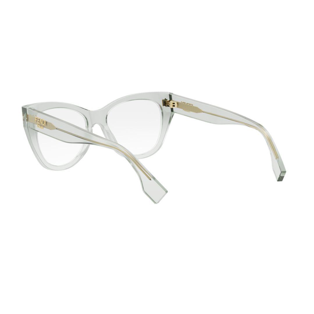 Fe50086i Translucent Acetate Cat-Eye Eyeglasses