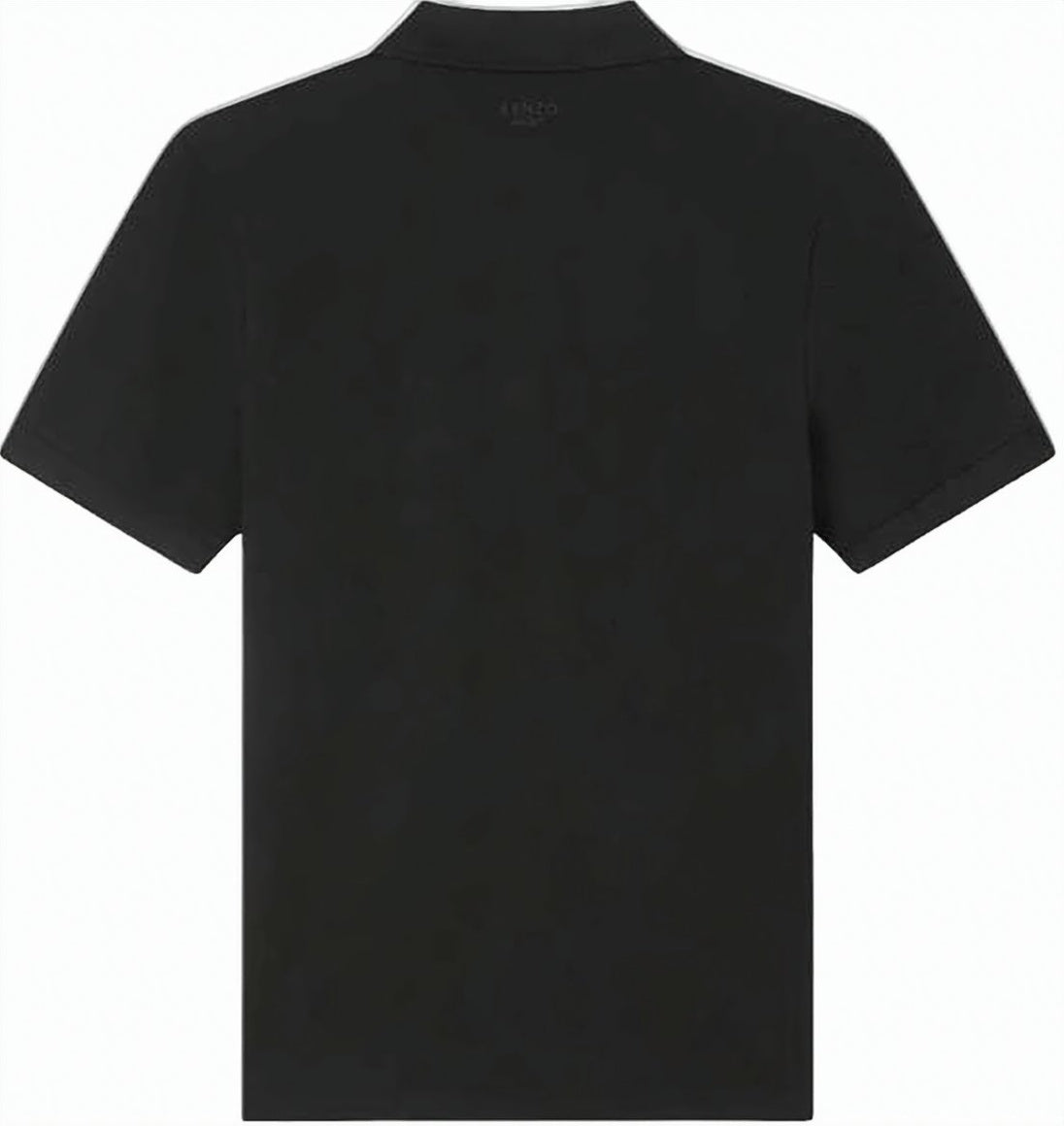 Black Polo Shirt with Embroidered Logo