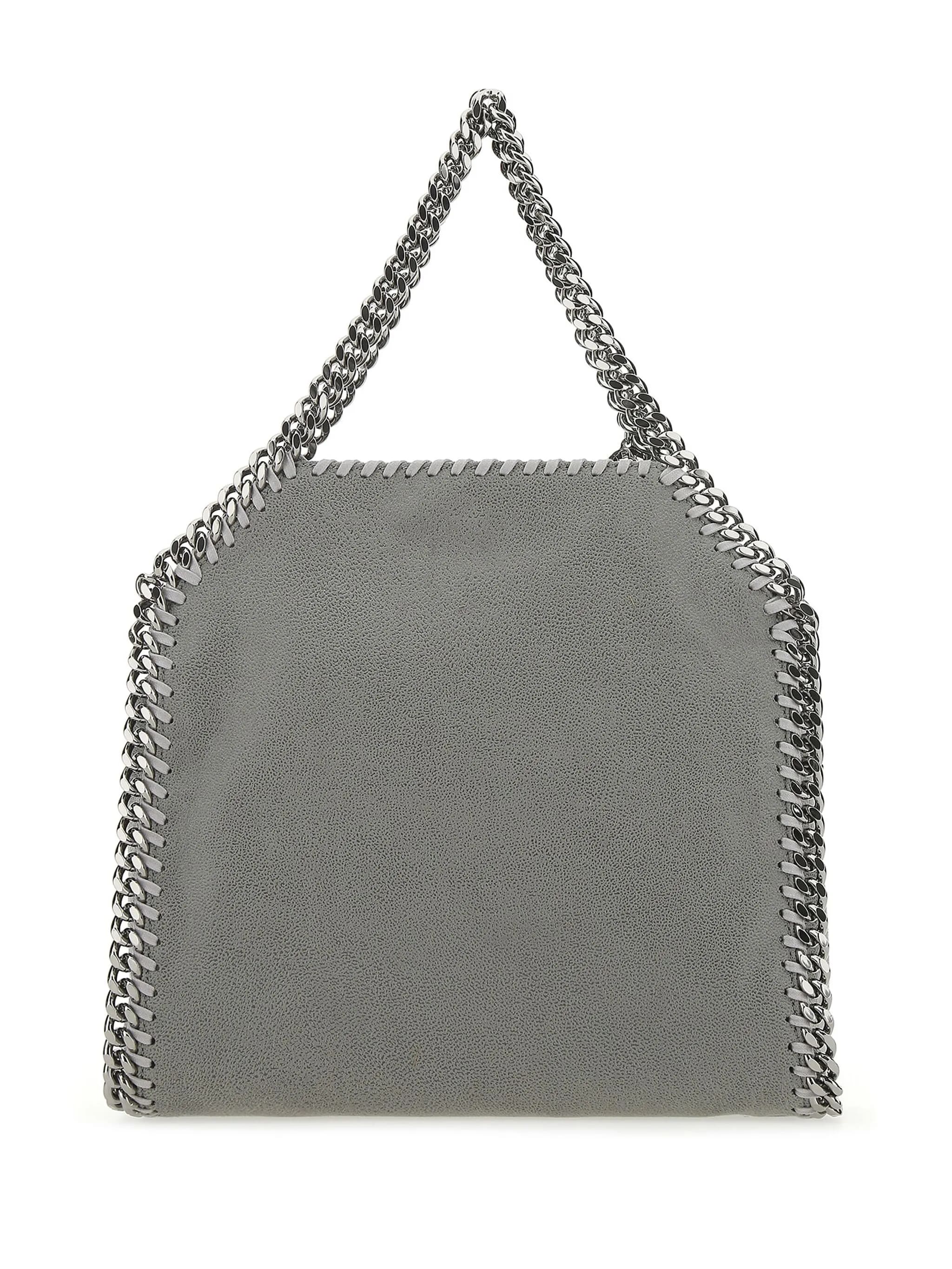 Compact Eco-Friendly Mini Tote Bag With Chain Trim