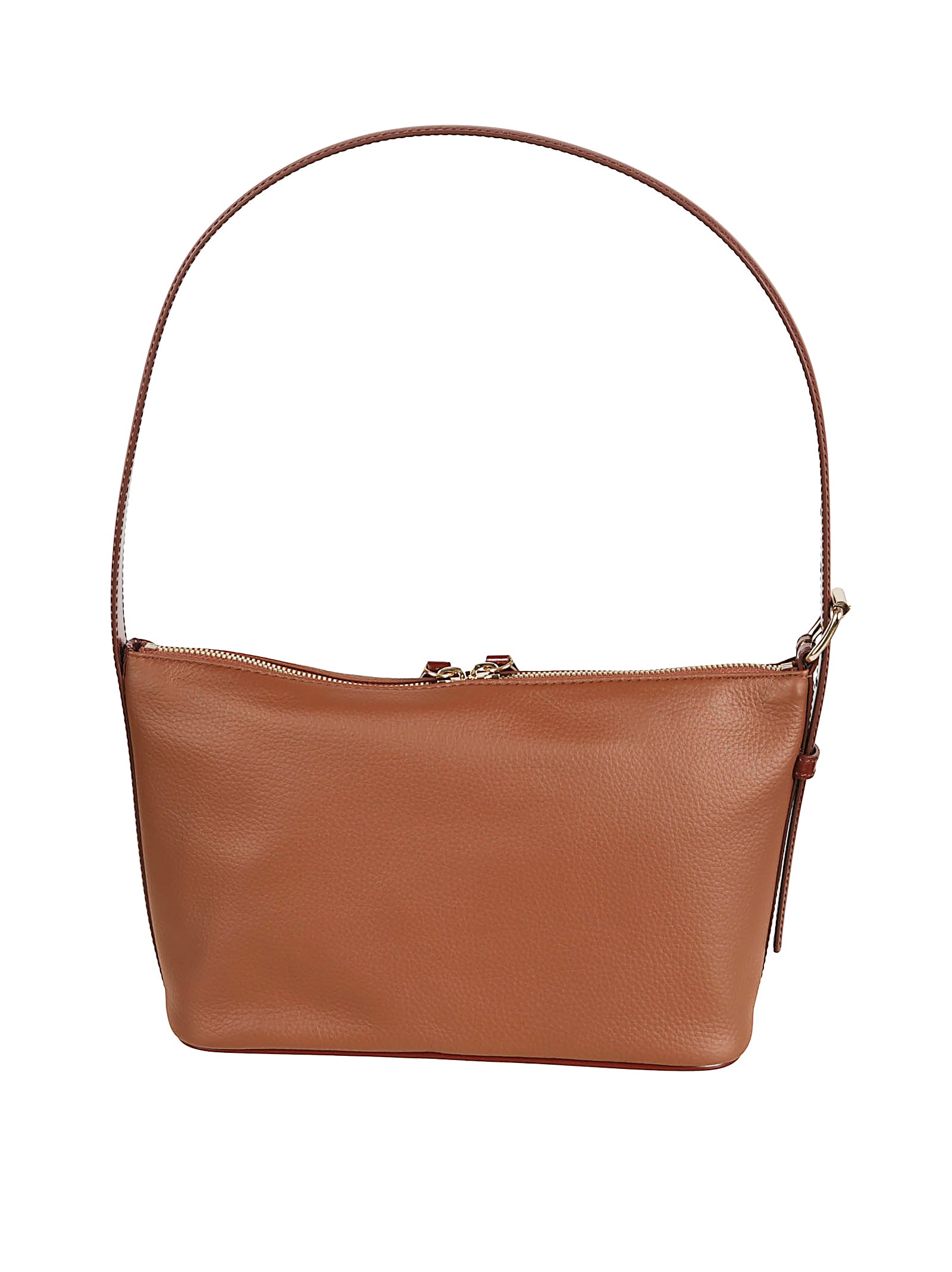 Rectangular Textured Cowhide Bag