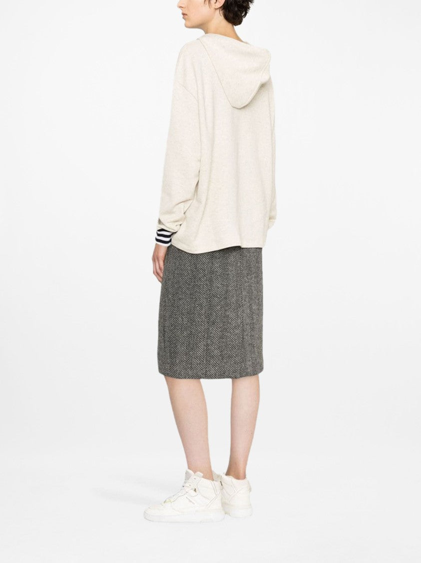 Relaxed Fit Hoodie With Signature Logo Print