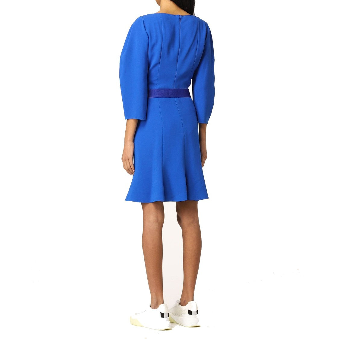 Long Sleeve U-Neck Dress