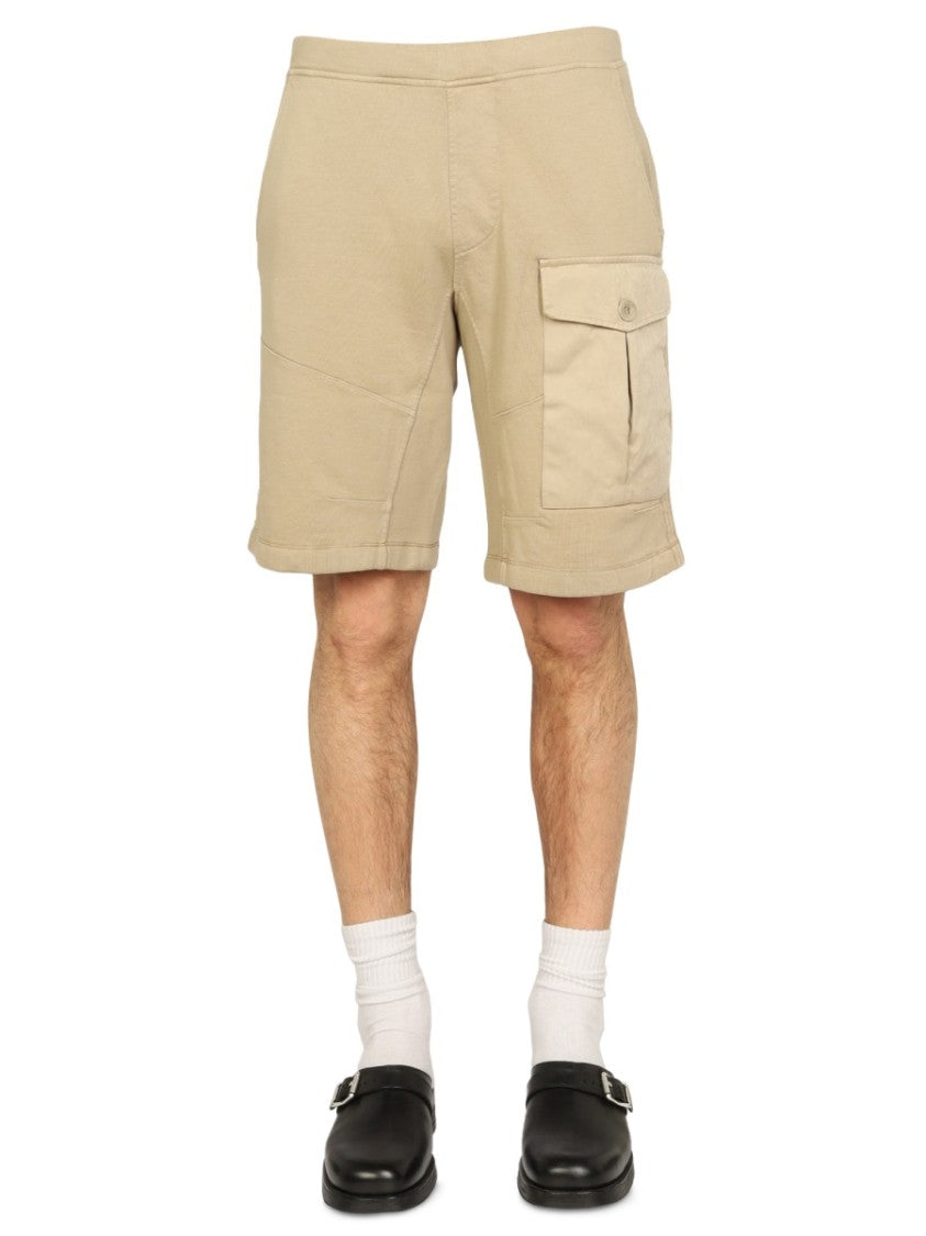 Bermuda Shorts With Elastic Waistband