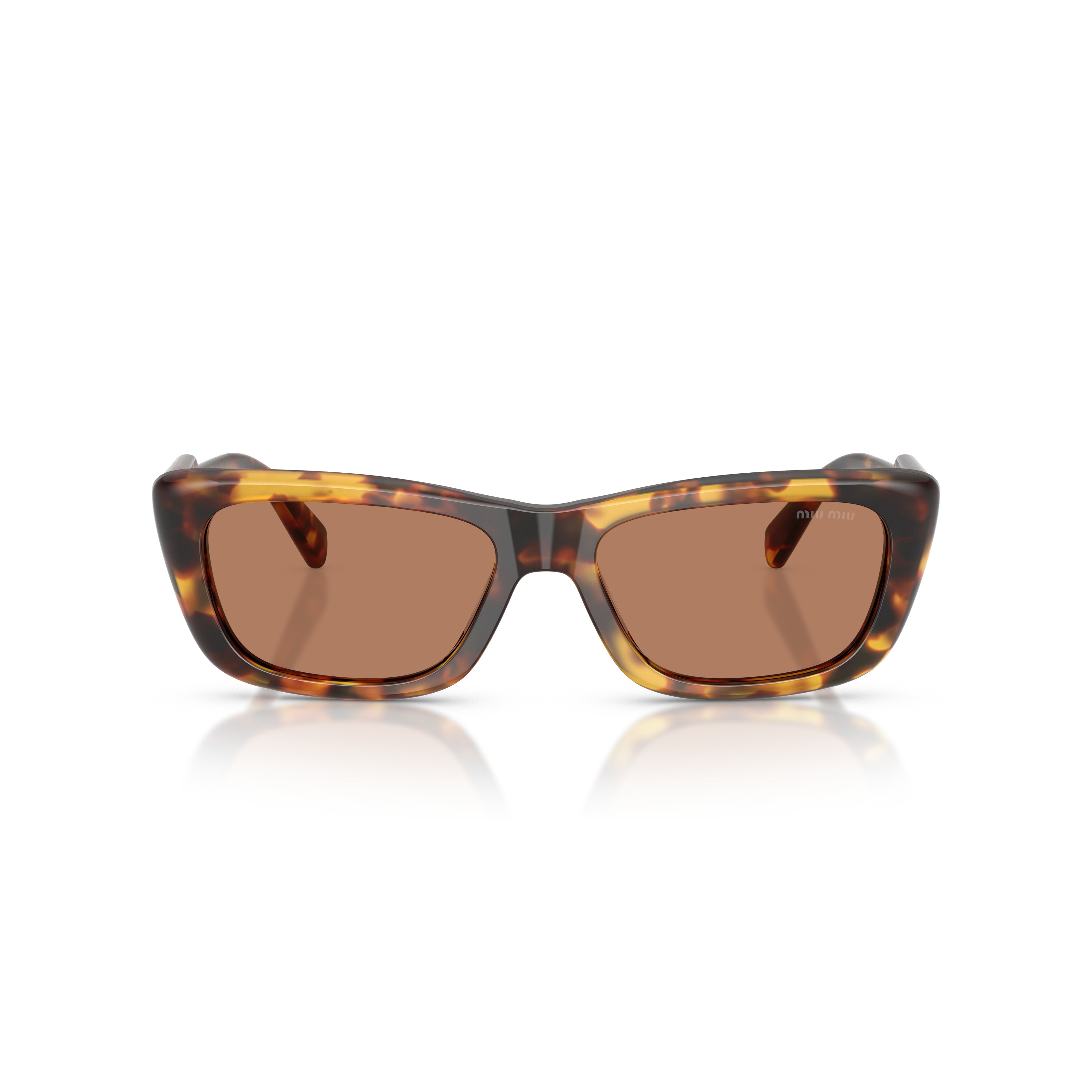 0mu B12s Rectangular Tortoiseshell Acetate Sunglasses