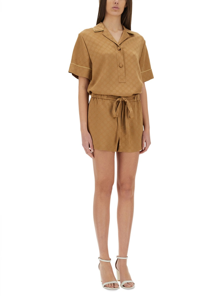 Smooth Satin Shorts with Tailored Fit