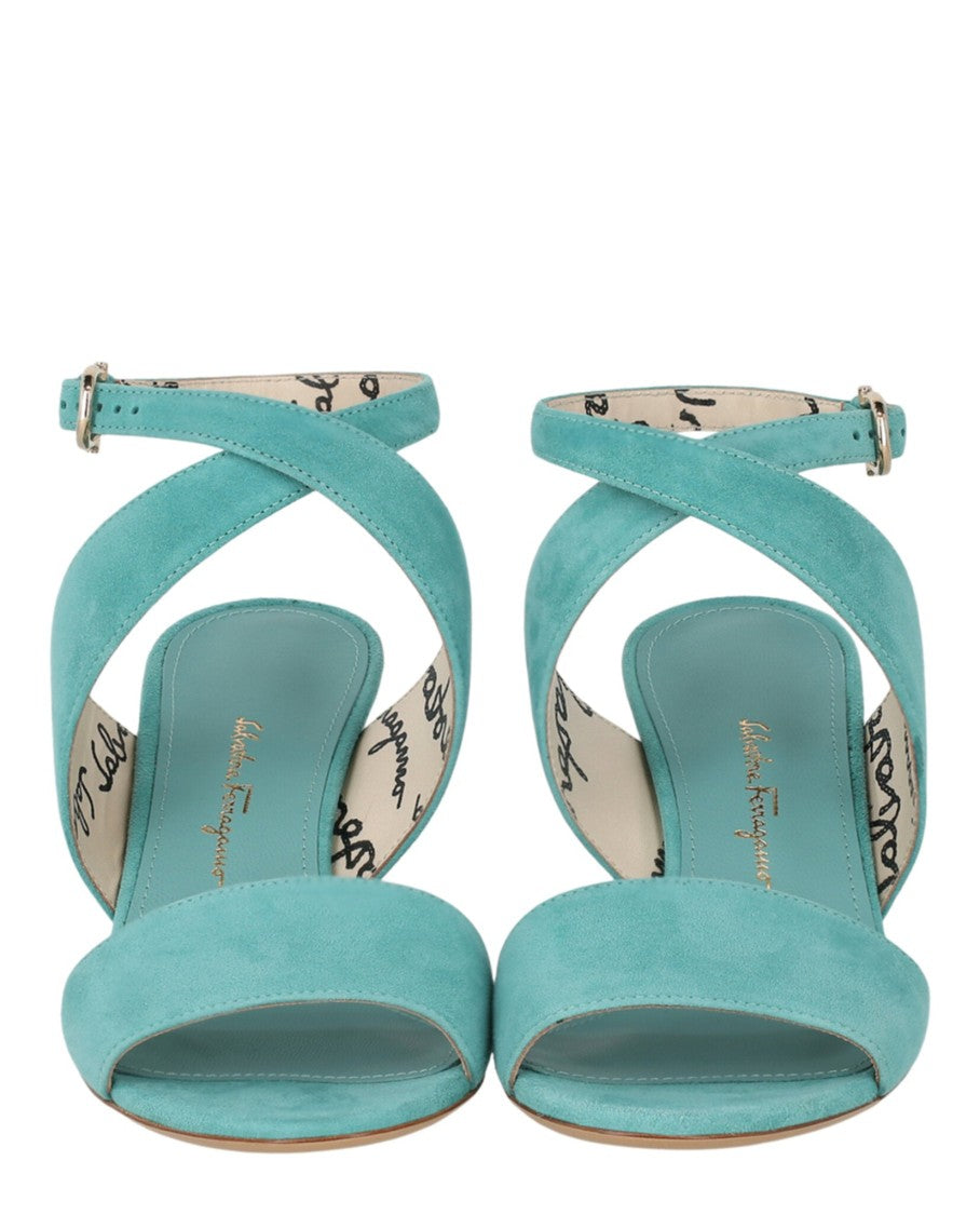 Sheena Suede Heel Sandals