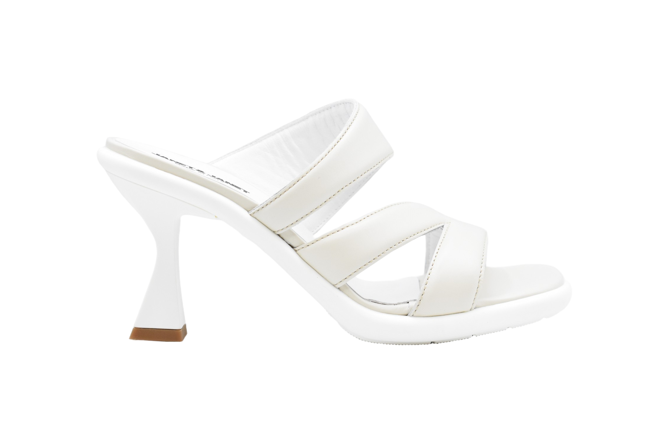 Open-Toe Sandals With Sculpted Heel