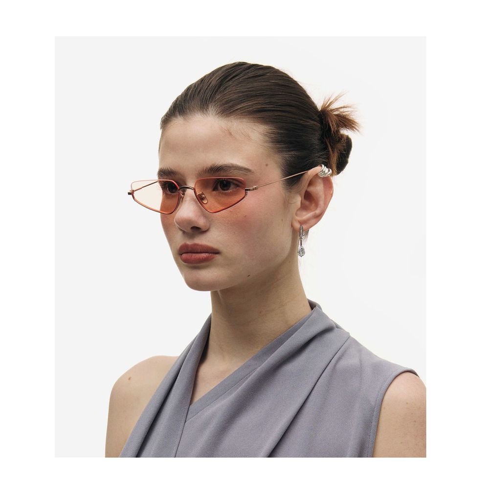 P12 Hmcc4 Semi-Rimless Cat-Eye Sunglasses