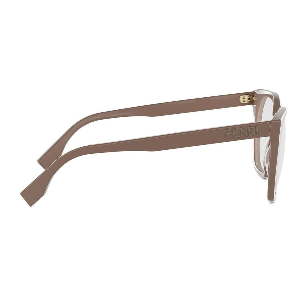 Fe50087I Lettering Square Glasses