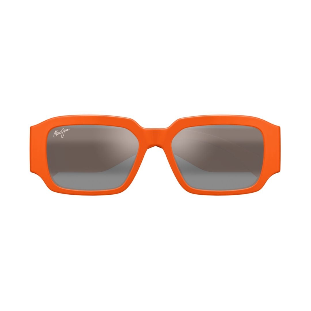 Kupale Rectangular Frame Sunglasses with Dark Tinted Lenses