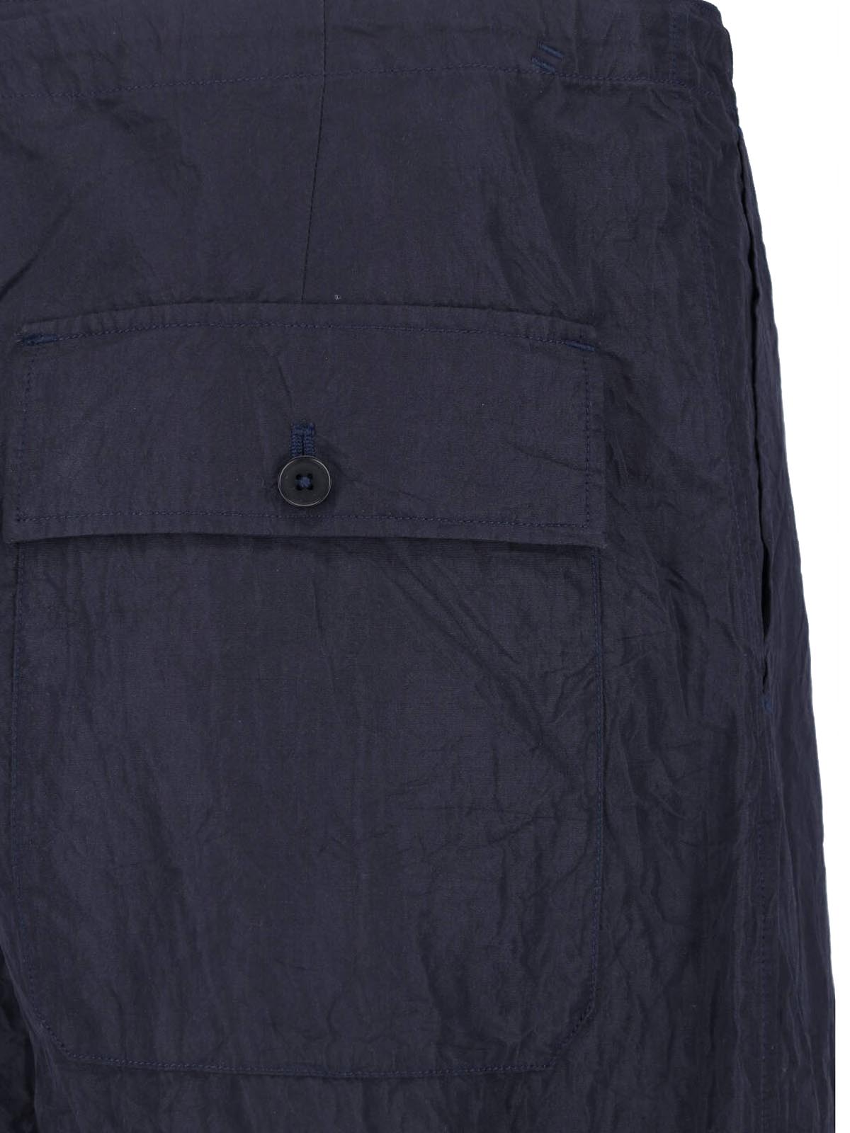 Deep Navy Walk Easy Wide-Leg Trousers