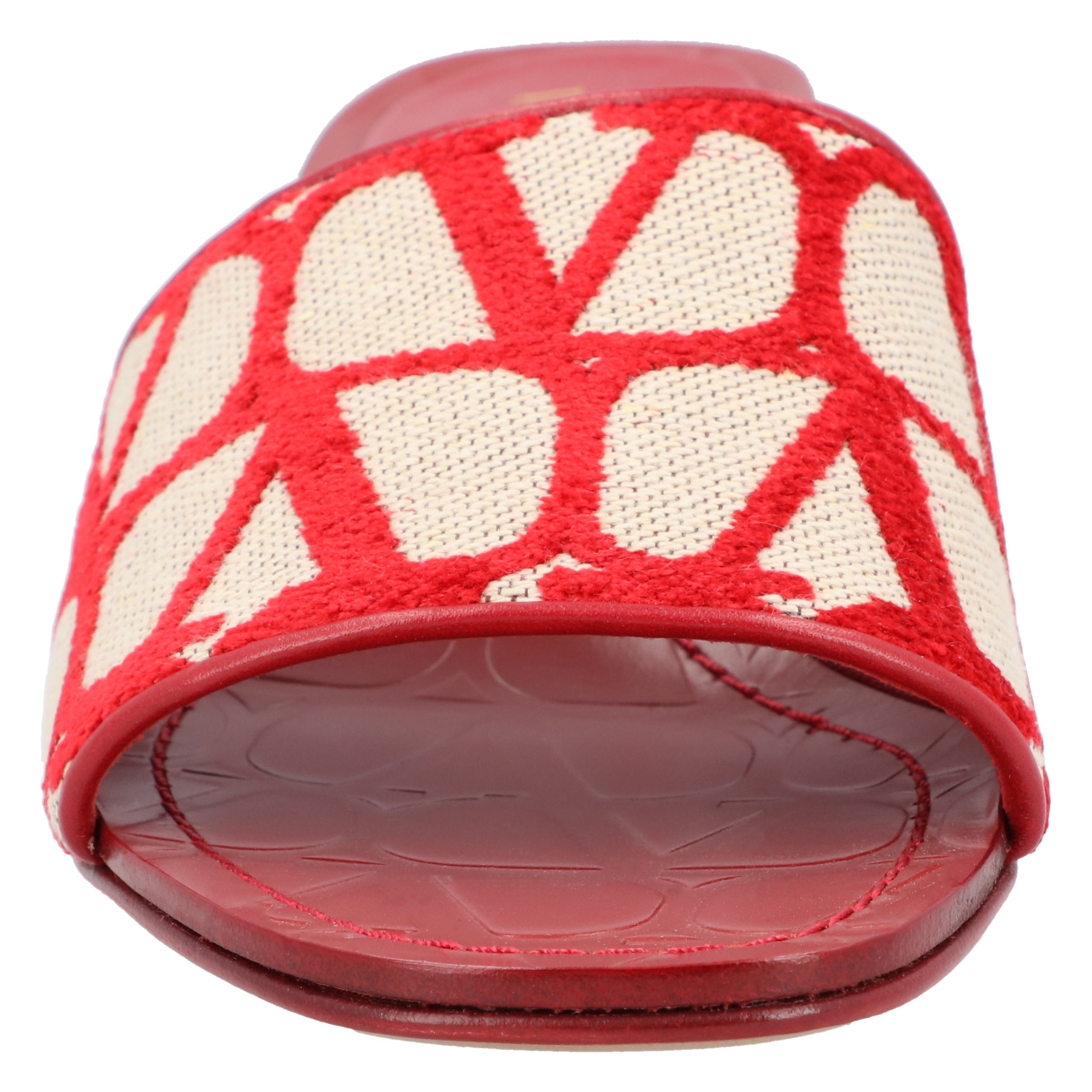 Vlogo Heel Slides Red