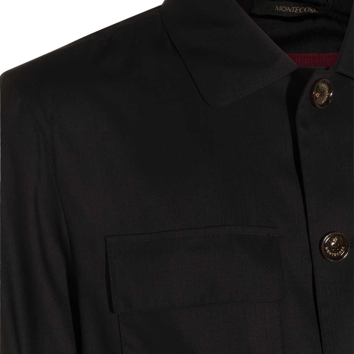 Black Jacket With Classic Collar