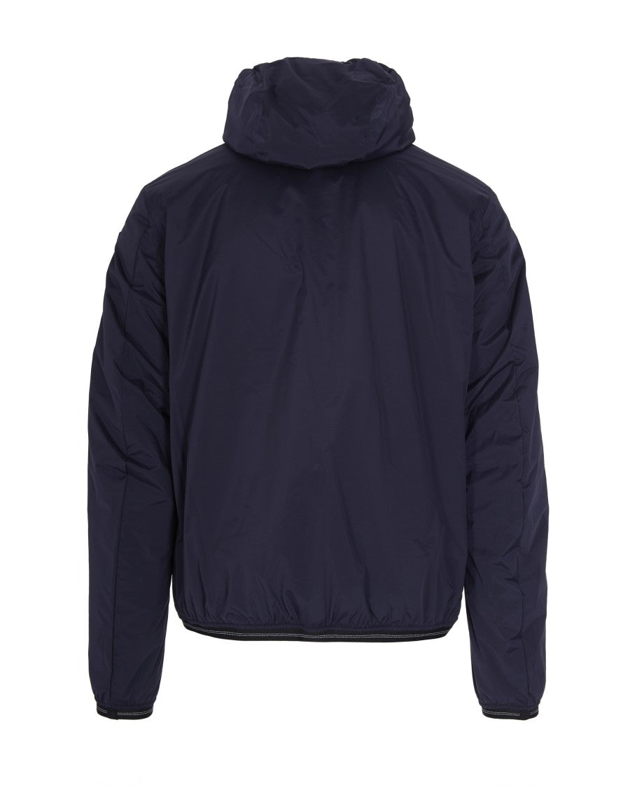 Blue Devon Jacket With Faux Fur Lining
