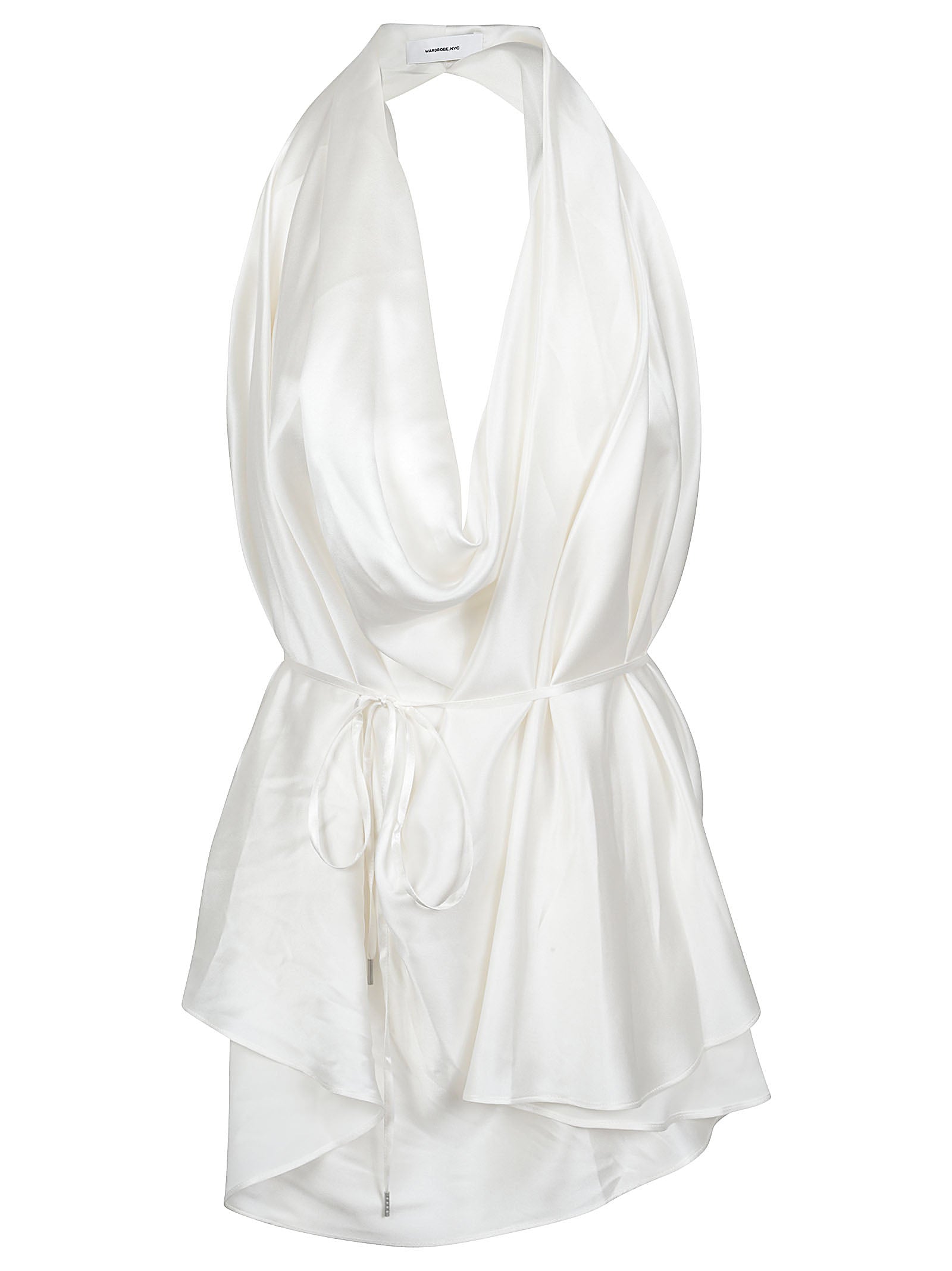 Satin Halter Blouse