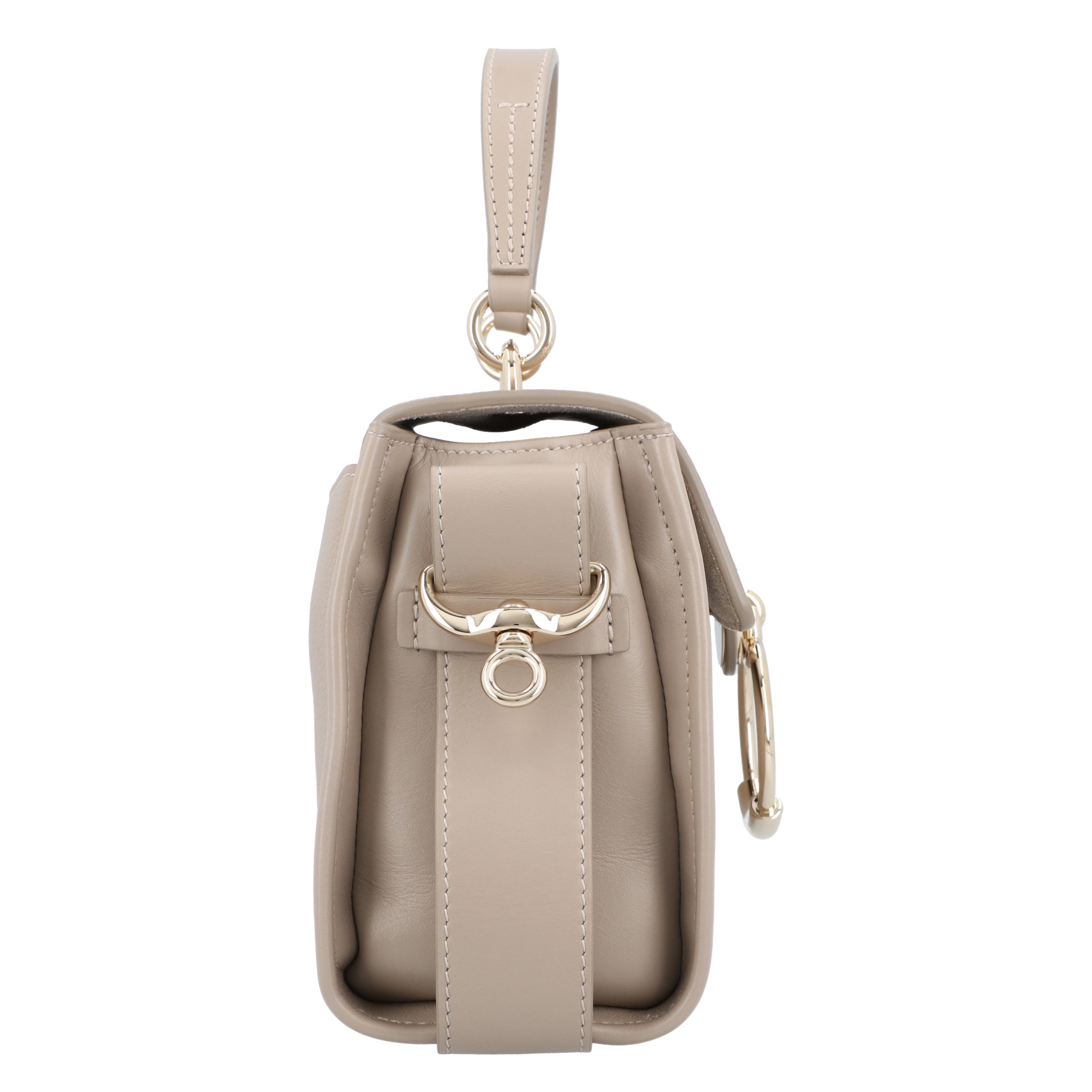 Mini Tess Day Bag In Grained & Soft Leather