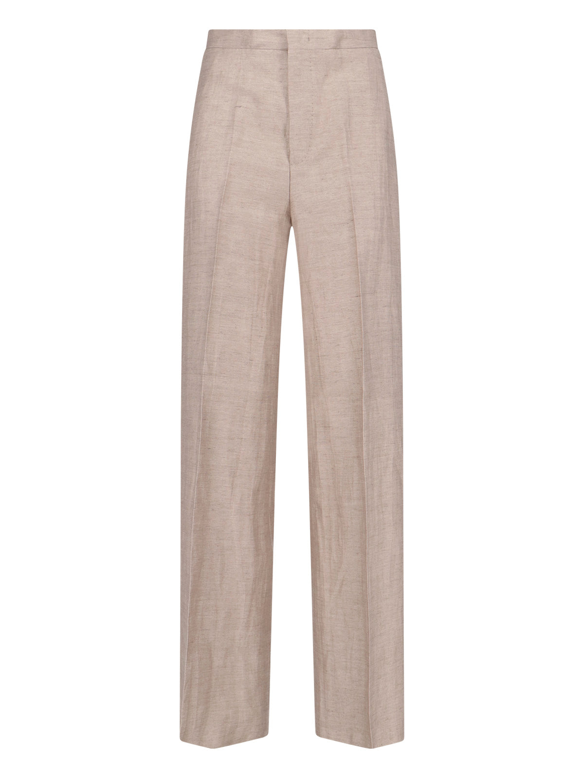 Adrianne Single-Breasted Suit – Beige