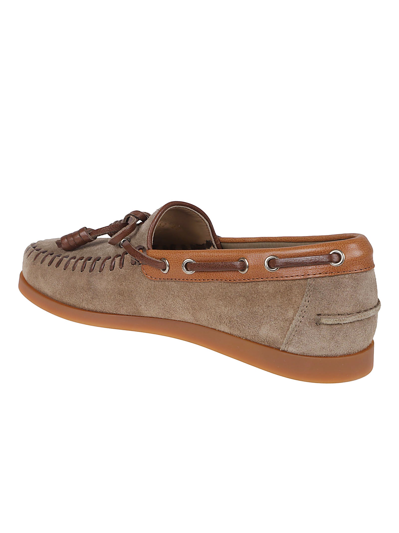 Brown Suede Loafers