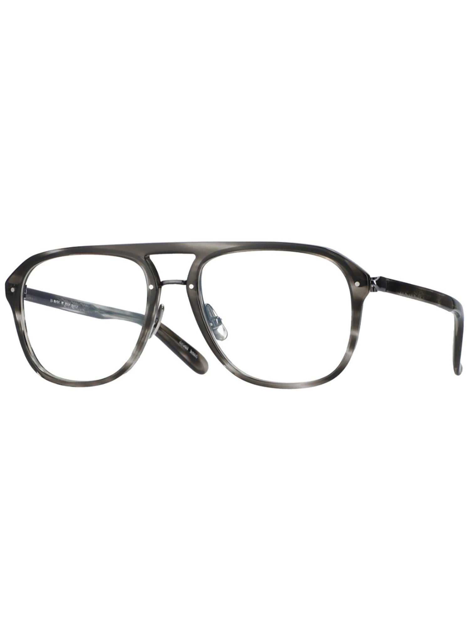 Contemporary Grey Acetate Optical Frames with Oversized Rectangular Design