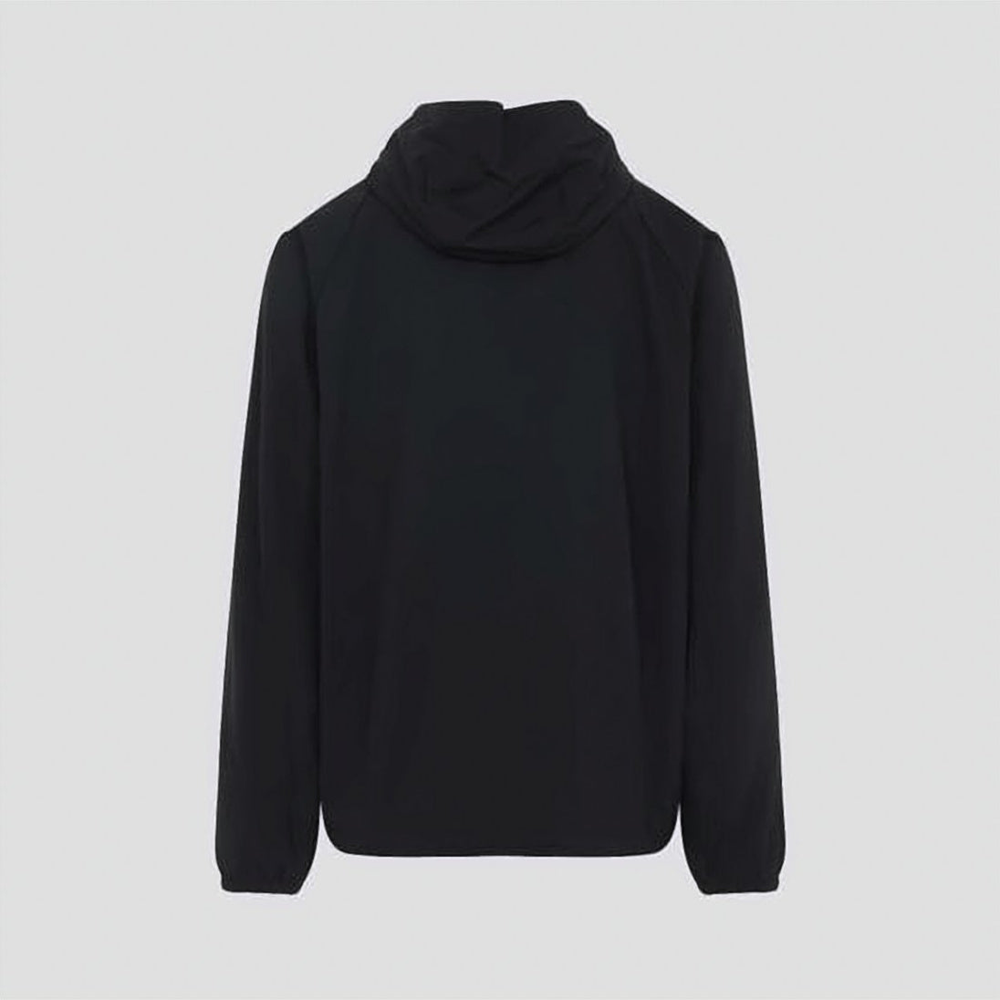 Black Jacket with Full Front Zipper and Hood