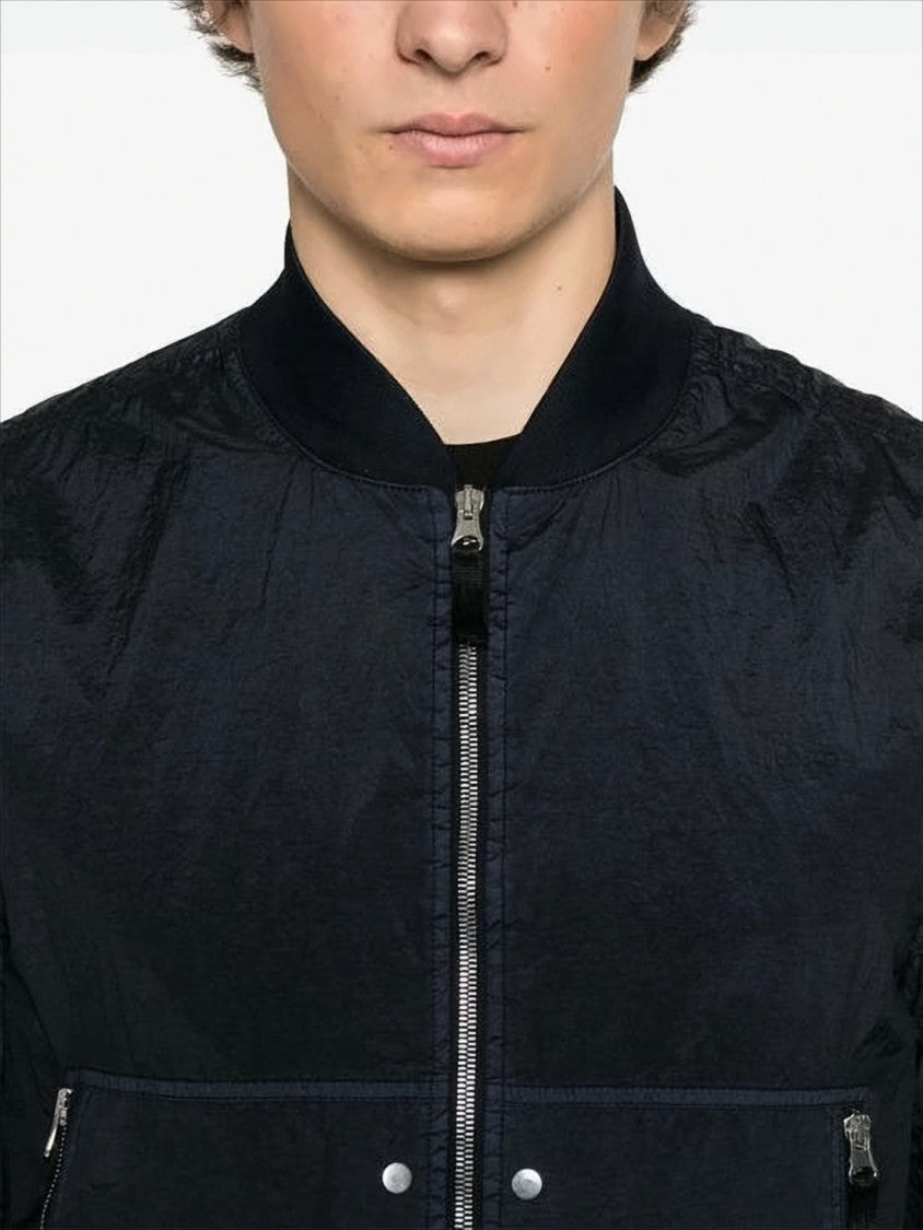 Black Lightweight Bomber Jacket