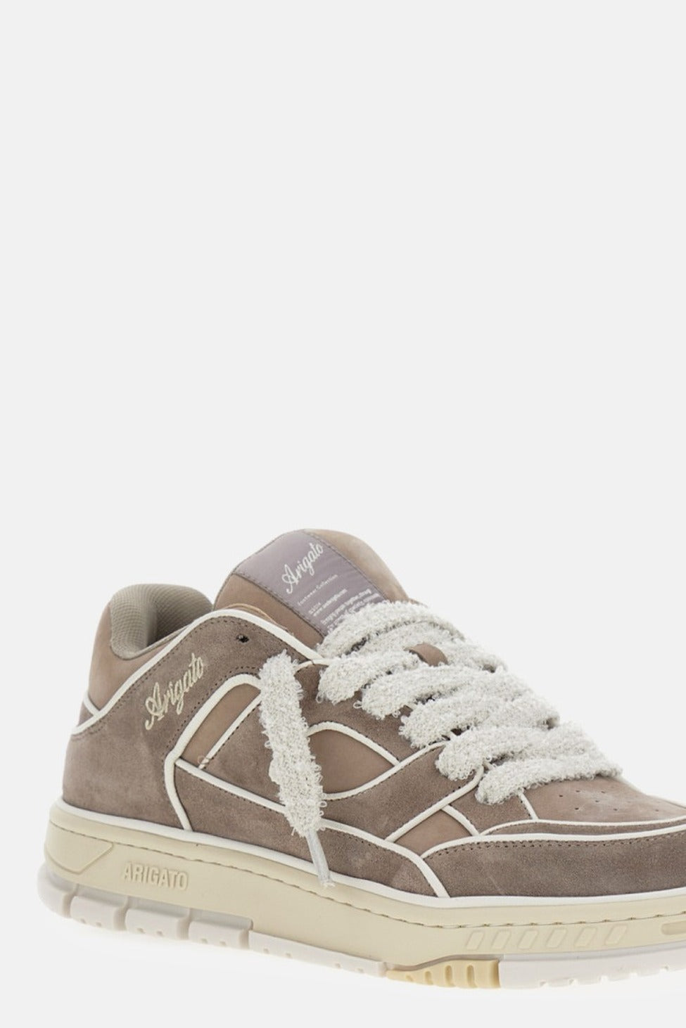 Low-Top Nubuck Sneakers With Embroidered Logo