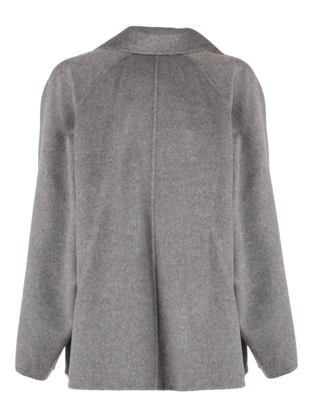 Grey Double-Breasted Coat
